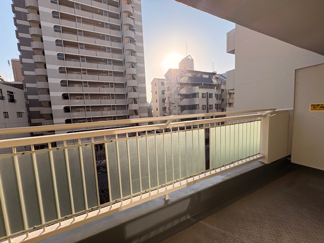 南向きバルコニー