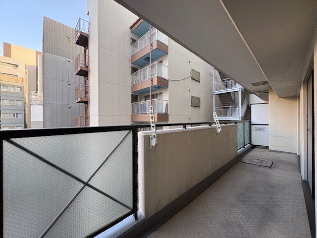 東向きバルコニー